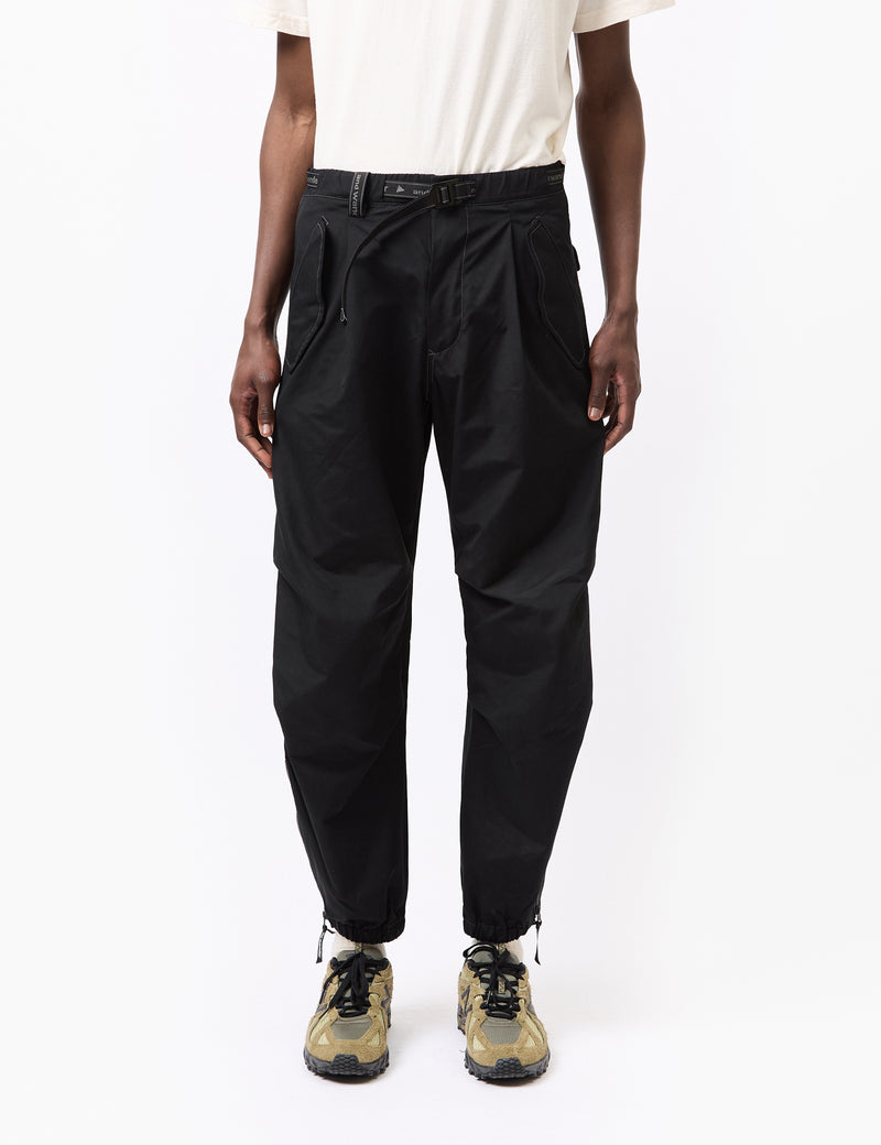 and Wander Side Zip Hem Pants - Black