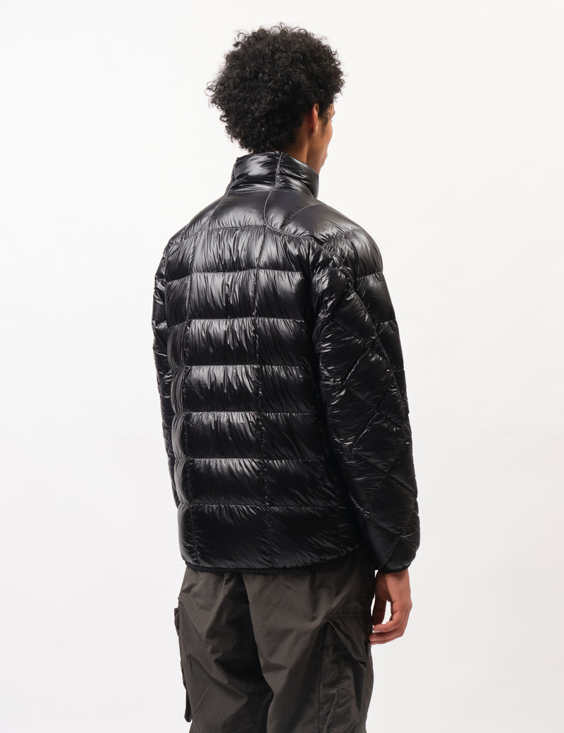 and Wander Diamond Stitch Down Jacket - Black