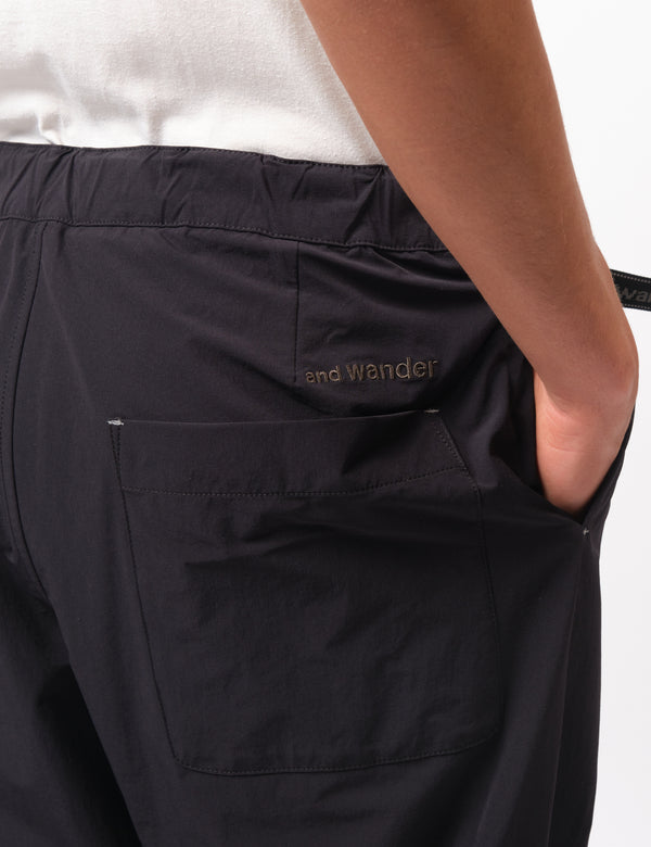 and Wander Light W Cloth Pants - Black