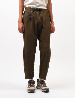 and Wander High Count Cloth Wide Pants - Dark Khaki