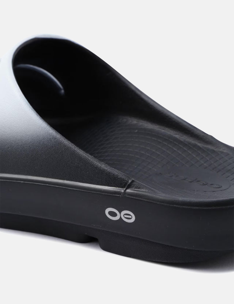 and Wander x Oofos Ooahh Recovery Slider - Black