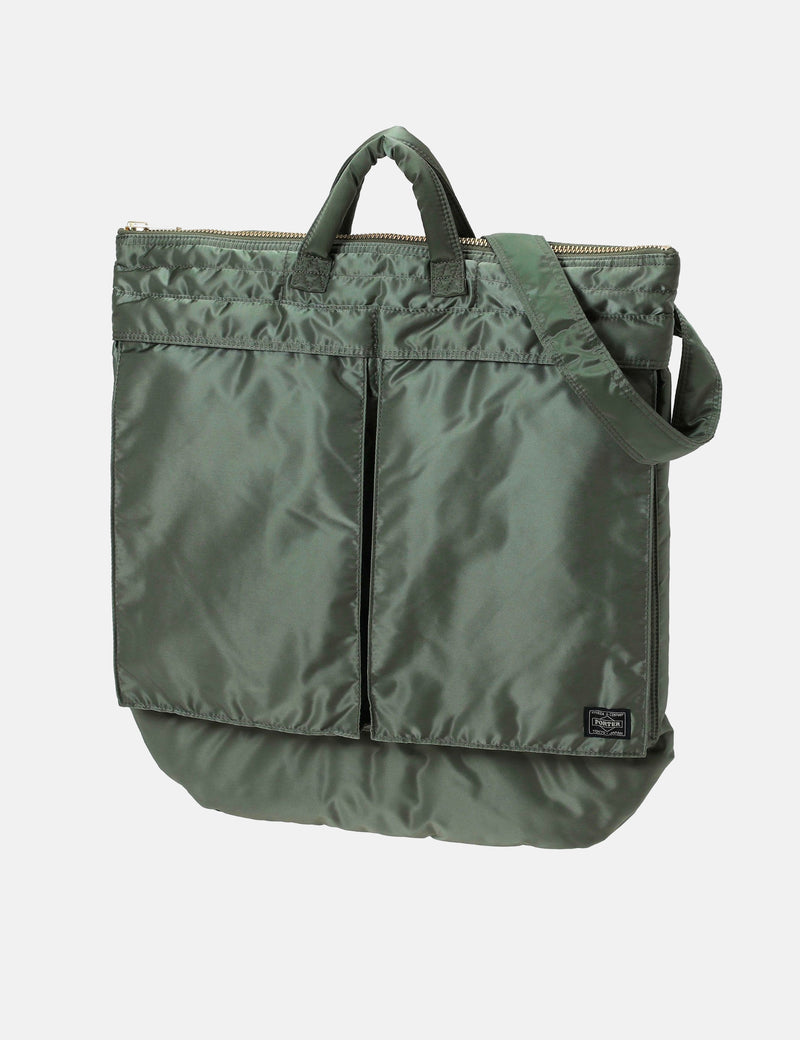 Porter Yoshida & Co Tanker 2Way Helmet Bag - Sage Green | Article.