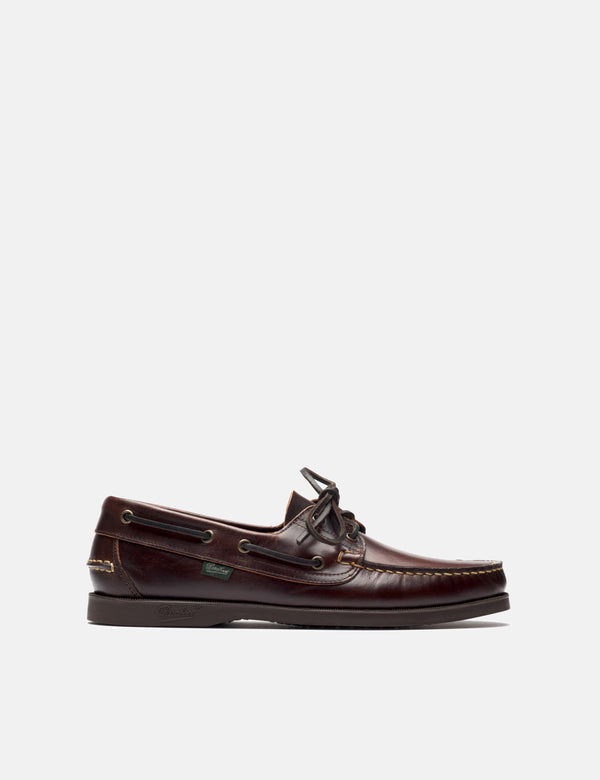 Paraboot Barth Boat Shoes - American Brown