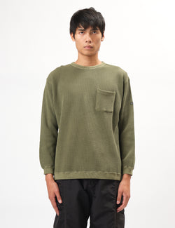 Manastash Heavy Snug Thermal Sweat - Olive Green