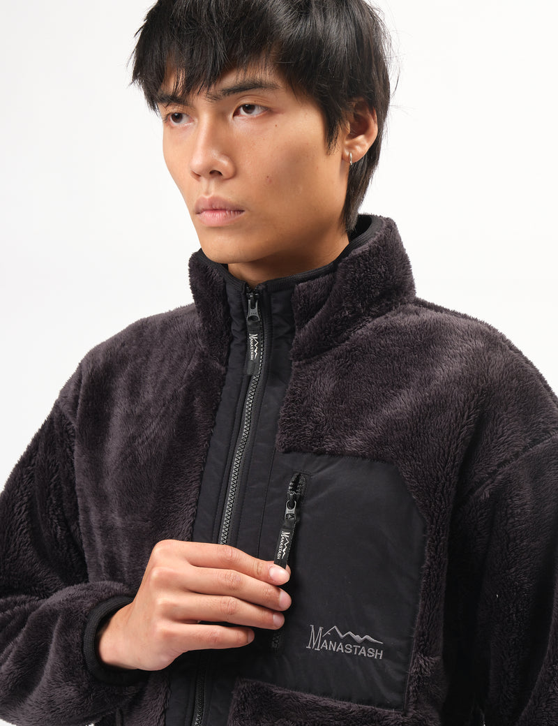 Manastash Bigfoot Fleece Jacket '24 - Black