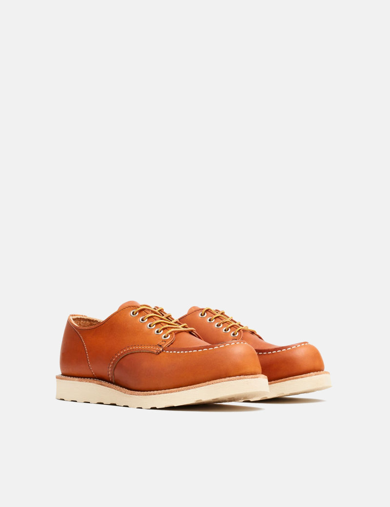 Red Wing Shop Moc Toe Shoes - Oro Legacy Tan