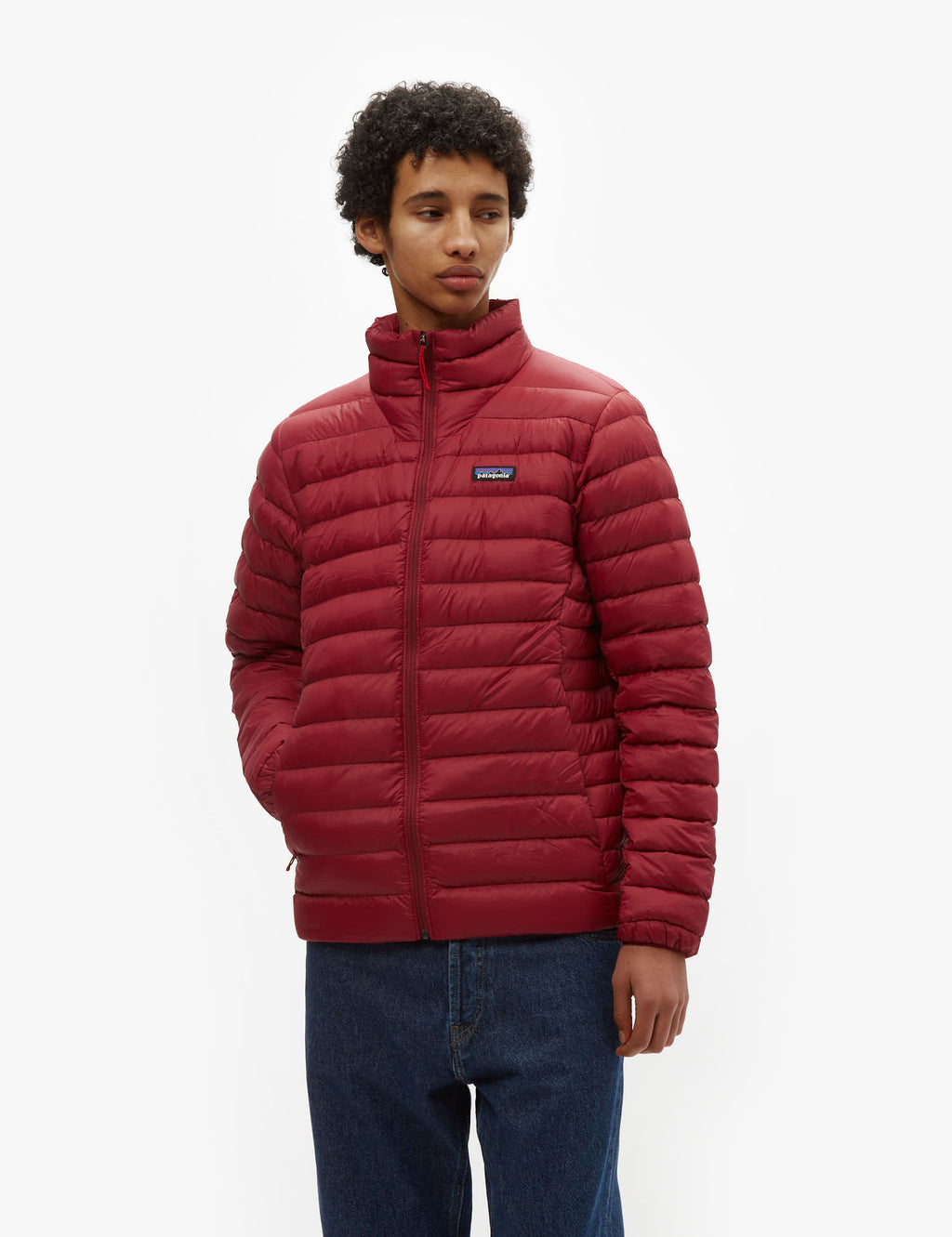 Patagonia down sweater paintbrush red online