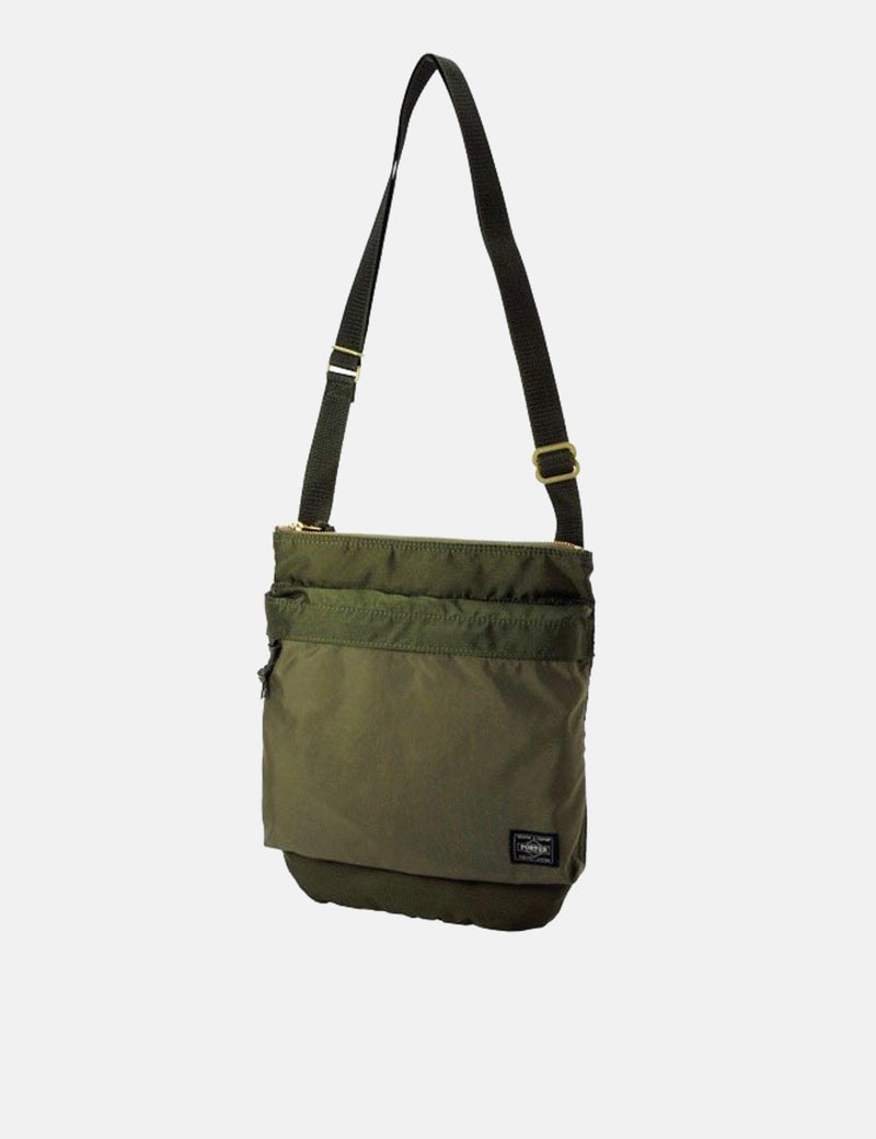 Porter Yoshida & Co Force Shoulder Bag (S) - Olive Drab