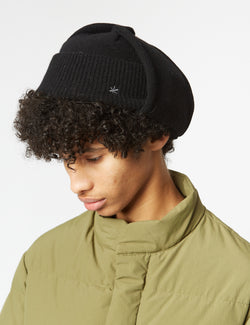 Snow Peak Knit Flight Cap - Black | Article.