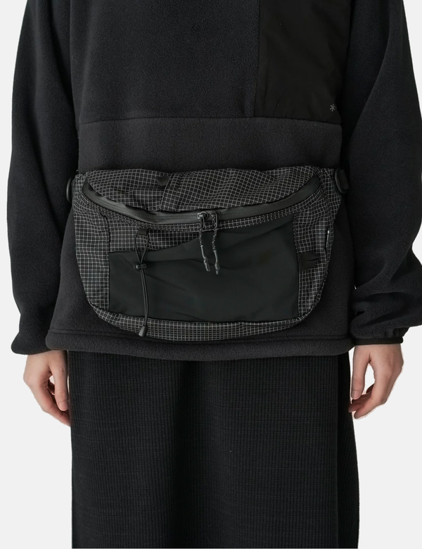 Snow Peak Transit Waist Bag - Black