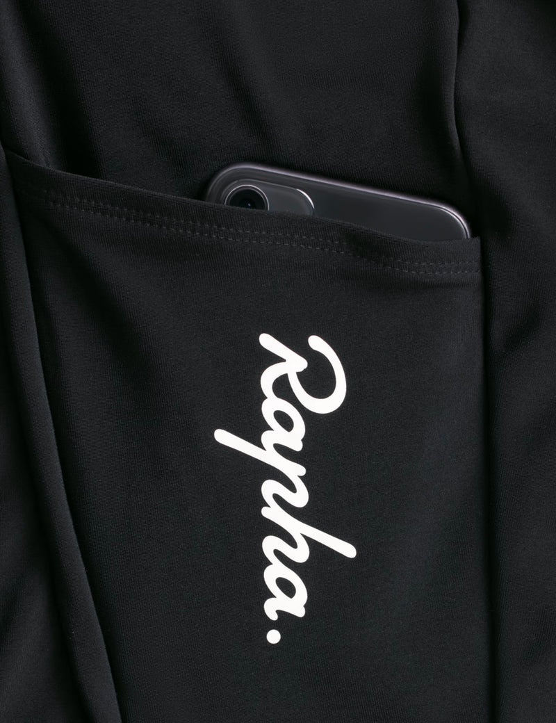 Rapha Core Cargo Winter Tights With Pad - Black/Black