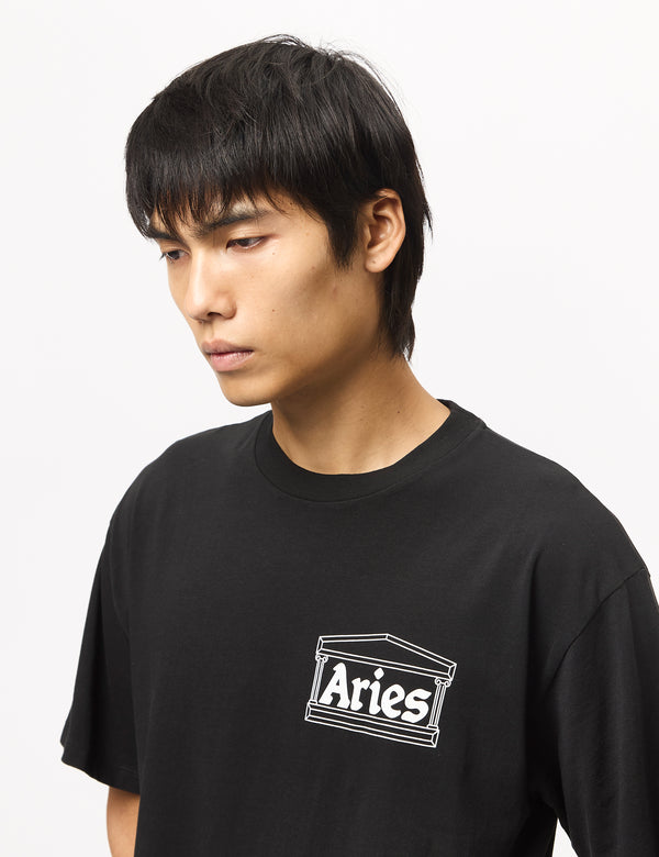 Aries Temple T-Shirt - Black