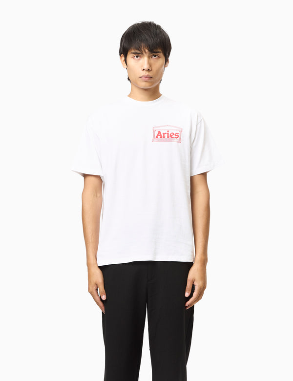 Aries Temple T-Shirt - White