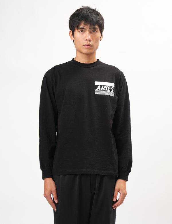 Aries Credit Card Long Sleeve Tee - Black