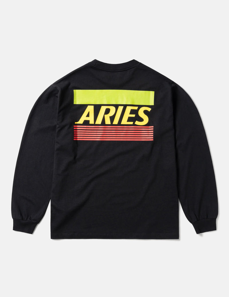 Aries Credit Card Long Sleeve Tee - Black