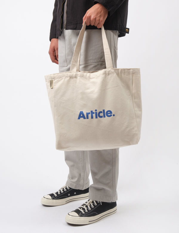 Article Organic Heavy Canvas Tote Bag - Ecru