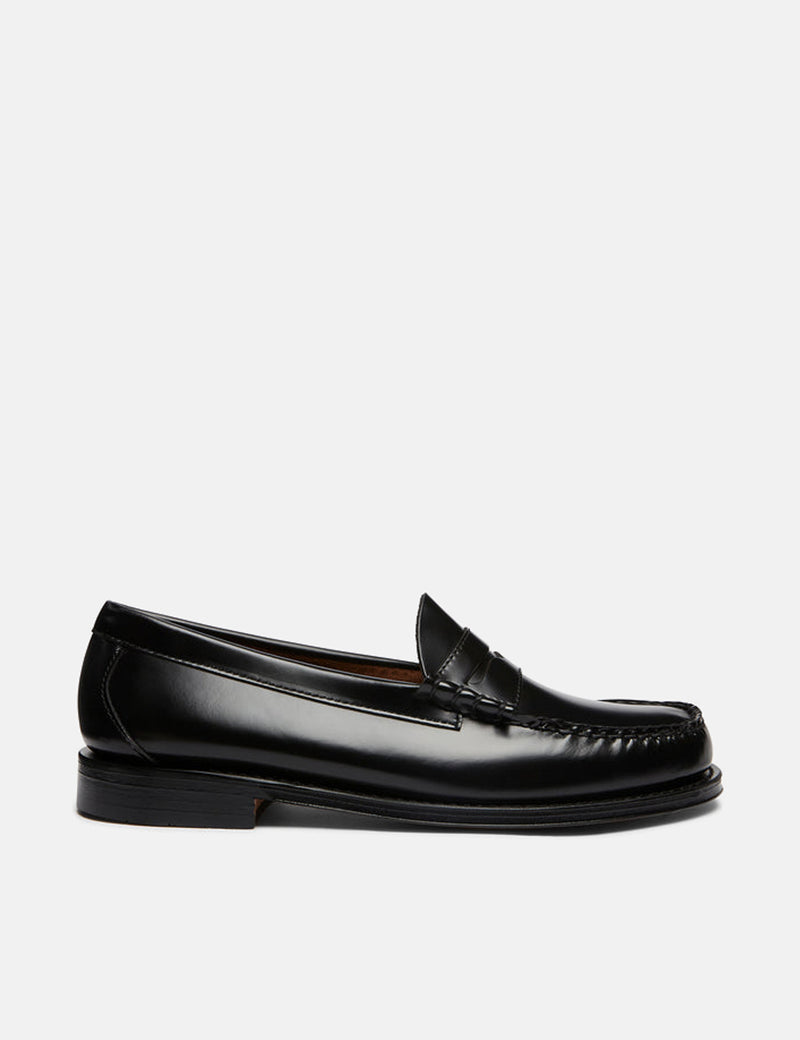 G.H. Bass Weejuns Larson Moc Penny (Leather) - Black I Article.