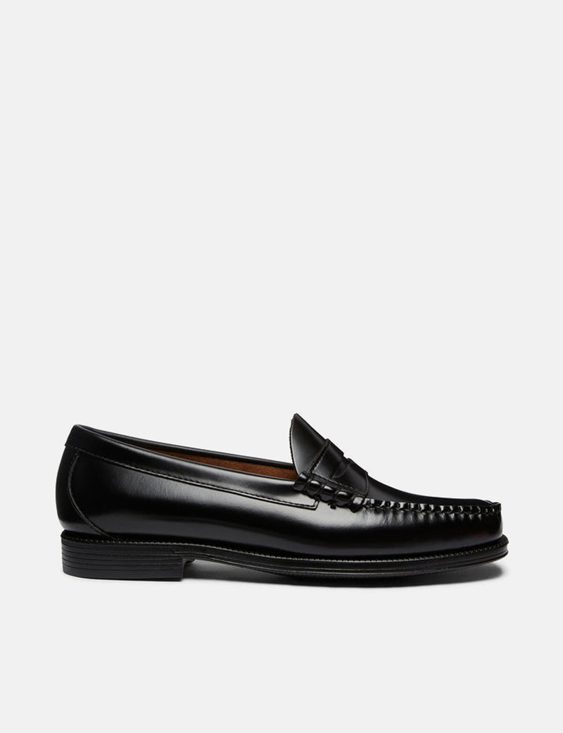 G.H. Bass Weejuns II Larson Moc Penny Leather Black I Article