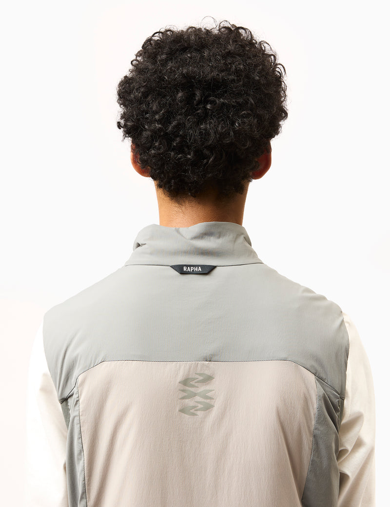 Rapha Explore Insulated Gilet - Sage Grey/Rock Beige