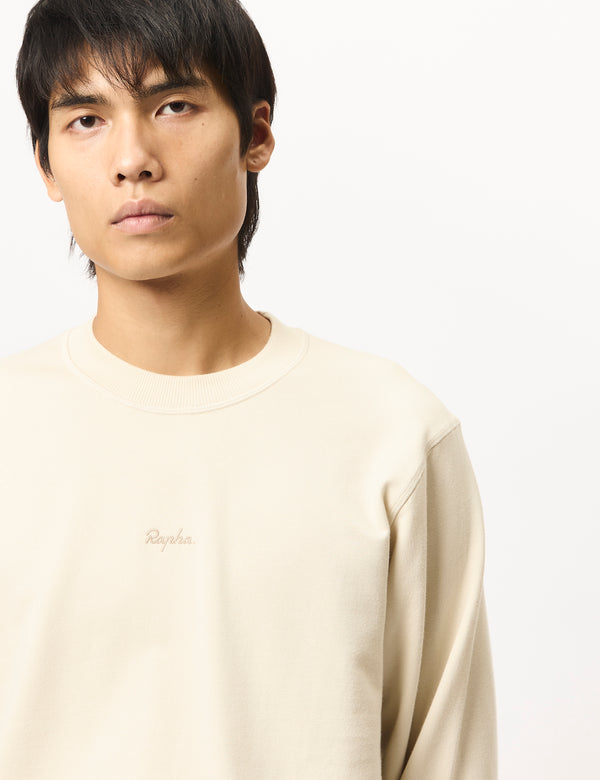 Rapha Men's Sweatshirt (Cotton) - Off-White/Stone