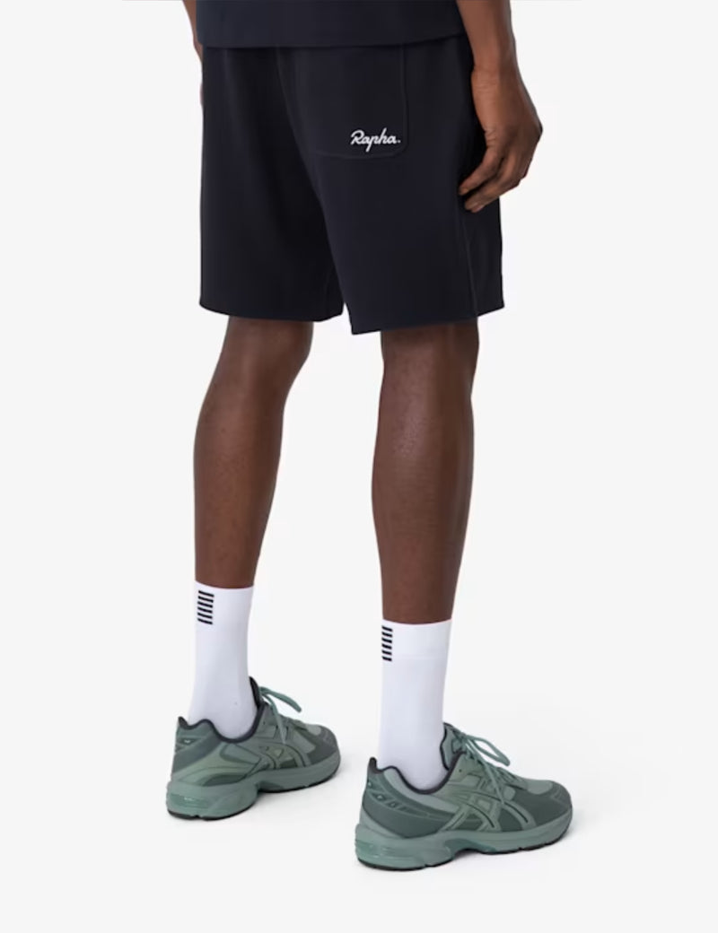 Rapha Men's Sweat Shorts (Cotton) - Black/Grey