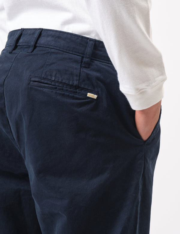 Bhode Two Pleat Pant - Midnight Navy Blue