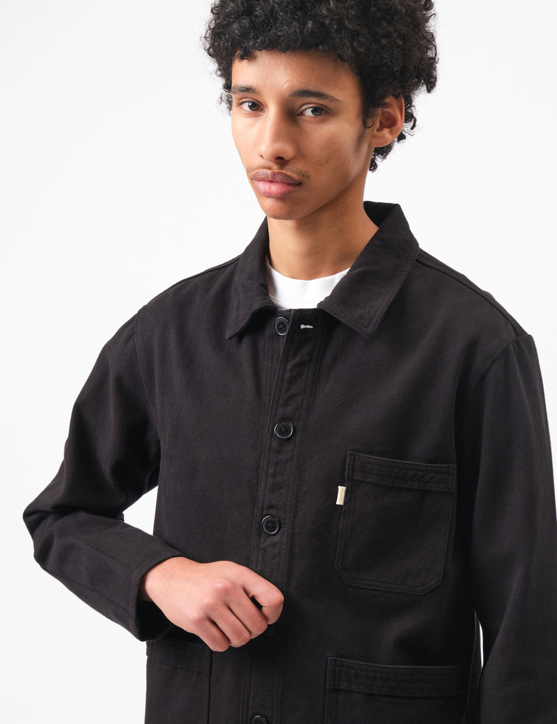 Bhode French Chore Jacket Mk.II - Black