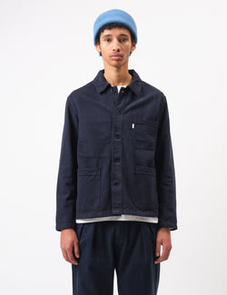 Bhode French Chore Jacket Mk.II - Night Sky Blue