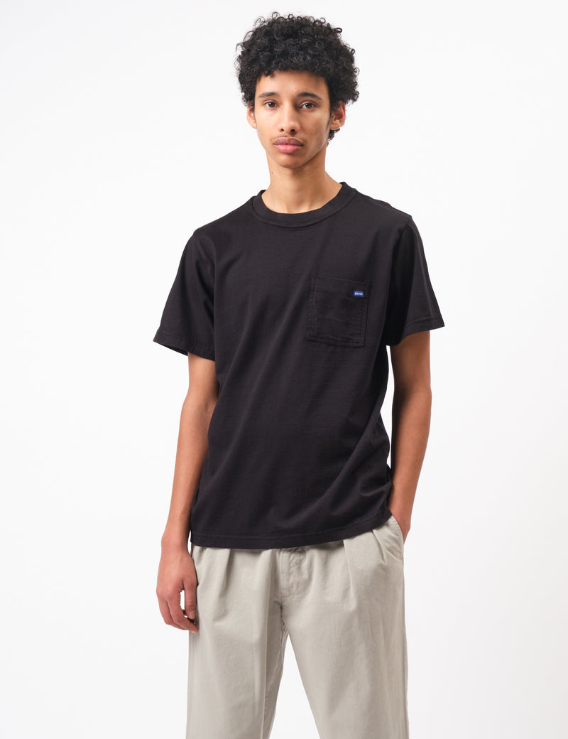 Bhode Everyday Pocket T-Shirt - Washed Black