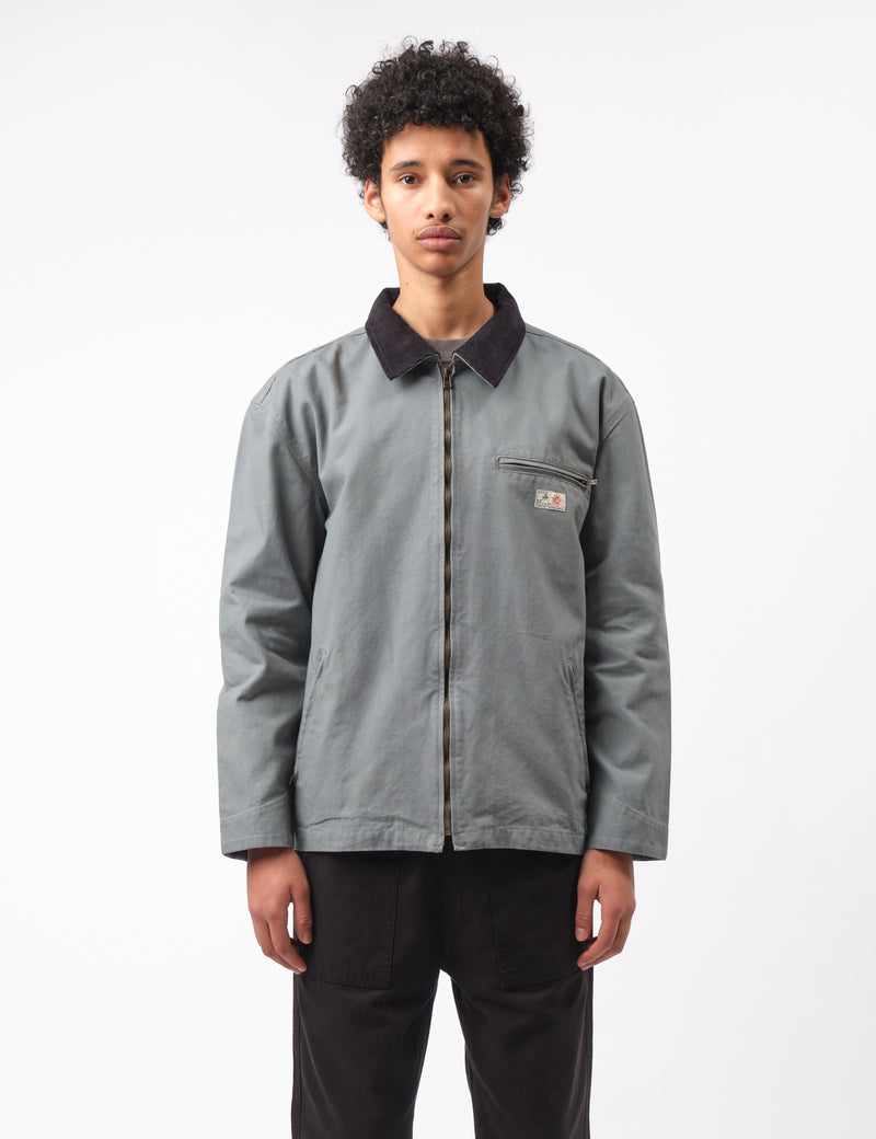 Bhode Mechanics Jacket Canvas - Moon Mist