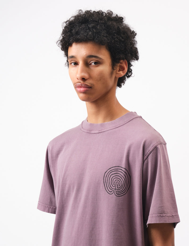 Bhode Myths Pigment Washed Tee - Plum