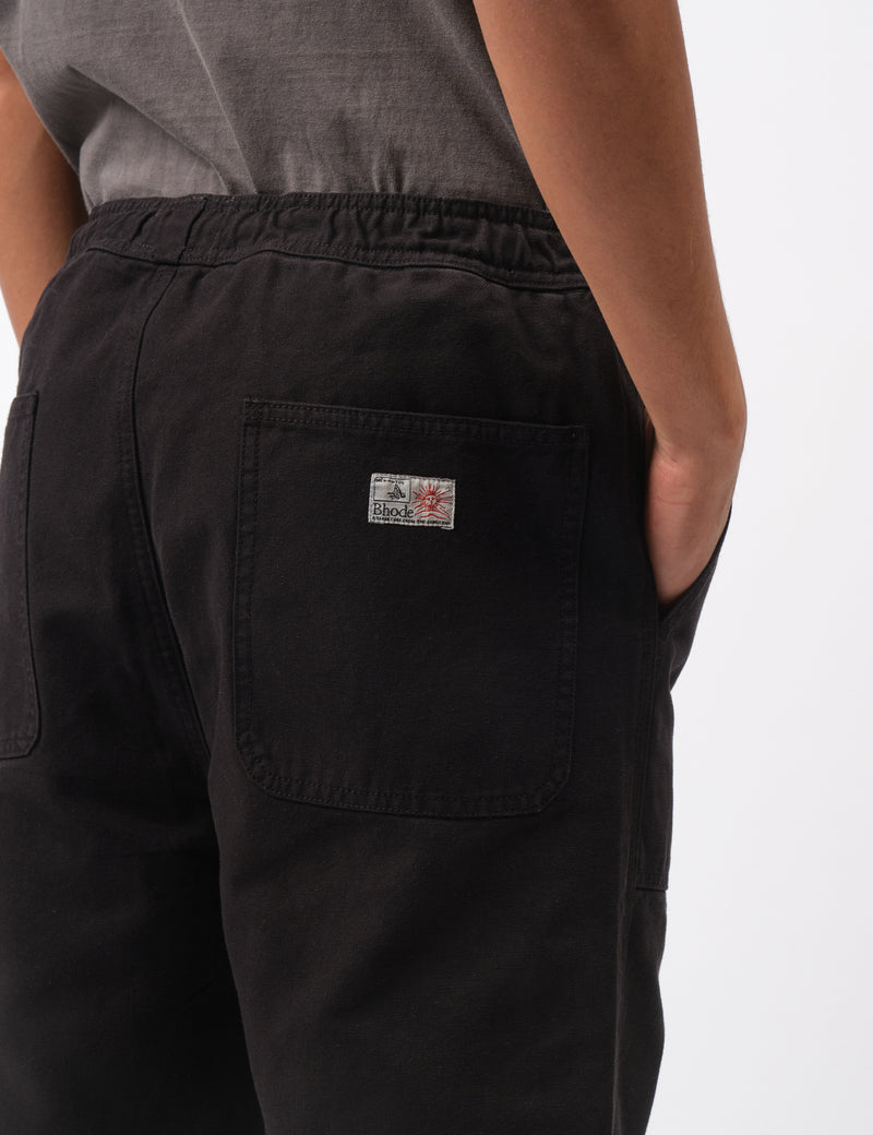 Bhode Fatigue Pant Canvas - Black