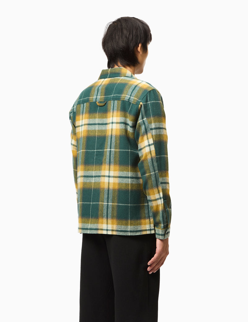 Bhode Overshirt (Plaid) - Green