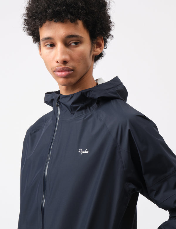 Rapha Men's Commuter Jacket - Navy Blue/Silver