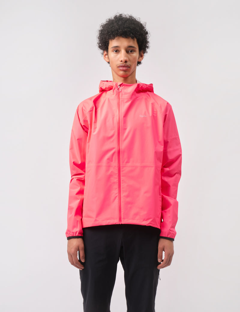 Rapha Men's Commuter Jacket - High-Vis Pink/Silver