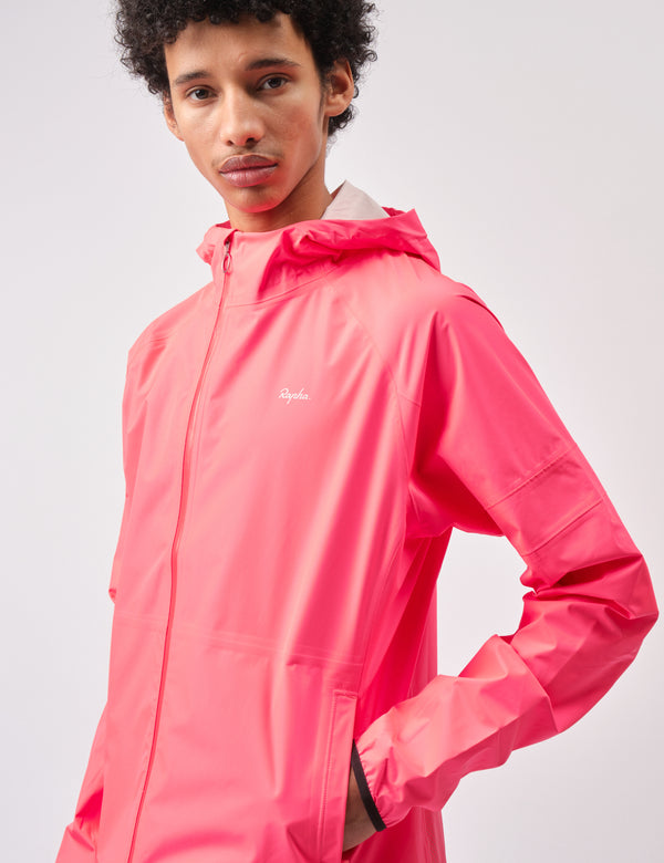 Rapha Men's Commuter Jacket - High-Vis Pink/Silver