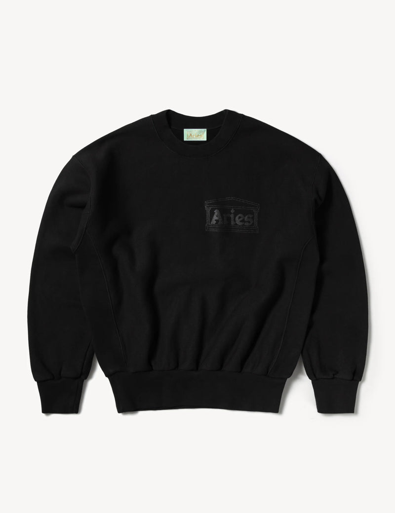 Aries Premium Temple Sweatshirt - Black