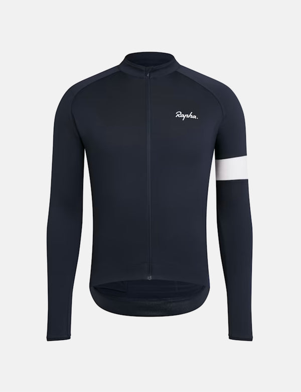 Rapha Men's Long Sleeve Core Jersey - Dark Navy