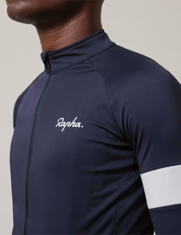 Rapha Men's Long Sleeve Core Jersey - Dark Navy