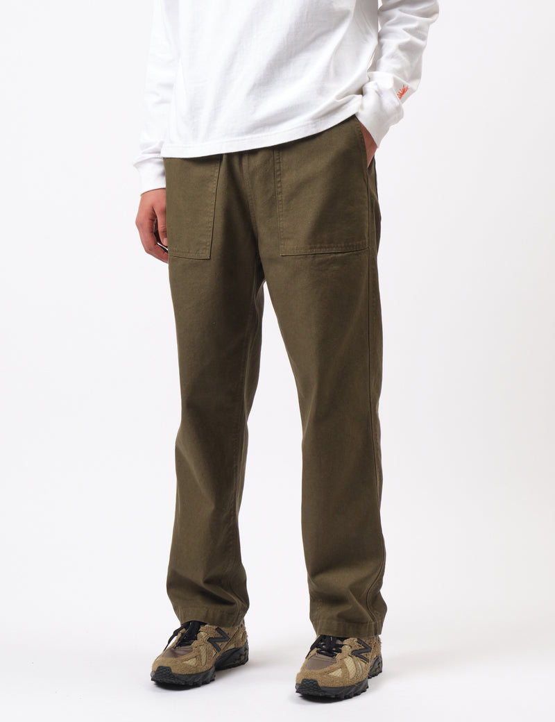 Bhode Fatigue Pant Canvas - Burnt Olive Green