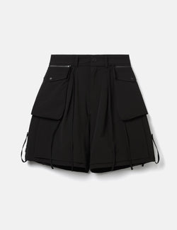 GOOPiMADE (A). 11G - "DUET" R-Shield Strap Shorts - Black