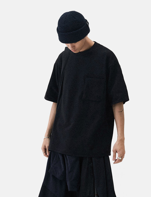 GOOPiMADE "Archetype-93" 3D Pocket T-Shirt - Black