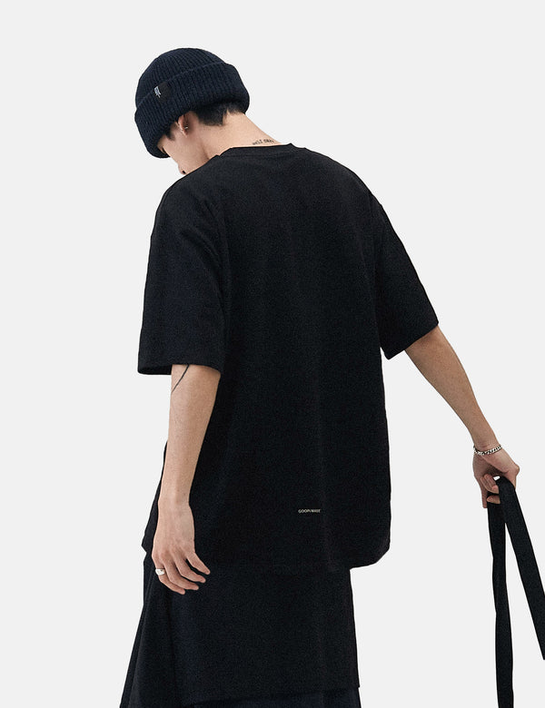 GOOPiMADE "Archetype-93" 3D Pocket T-Shirt - Black