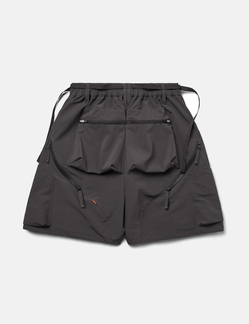 GOOPiMADE MWS-01 "Hydrodynamics" Utility Zip-Shorts - Iron Grey