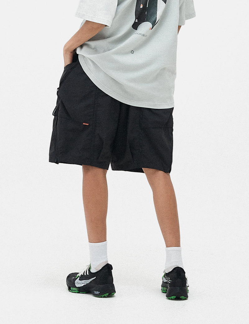 GOOPiMADE "SR-IL" SOFTBOX Zipper Utility Shorts - Shadow Grey