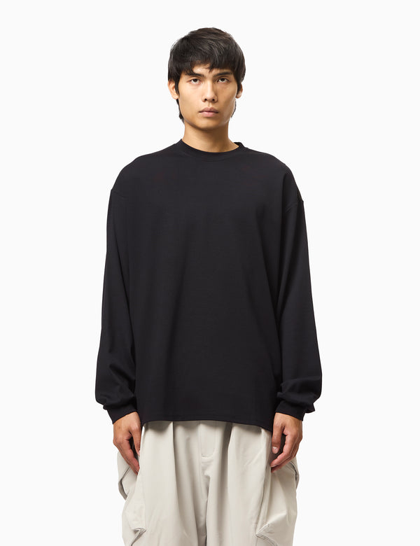 GOOPiMADE “G_model-03” Just a Normal L/S T-Shirt - Dark Grey