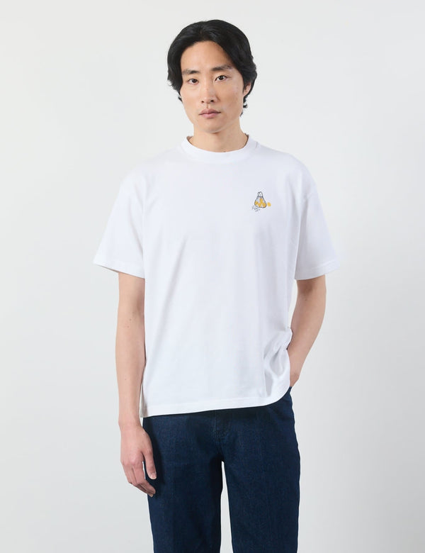 Percival Arancia Oversized T Shirt (Organic Cotton) - White