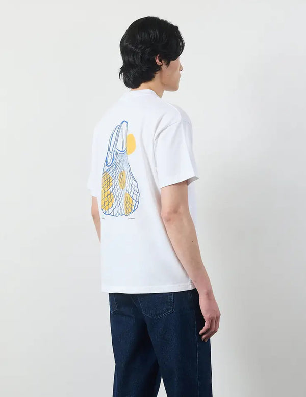 Percival Arancia Oversized T Shirt (Organic Cotton) - White