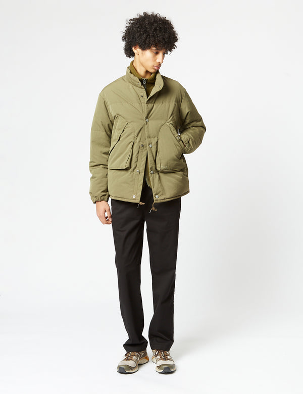 Snow Peak TAKIBI Down Jacket - Olive Green