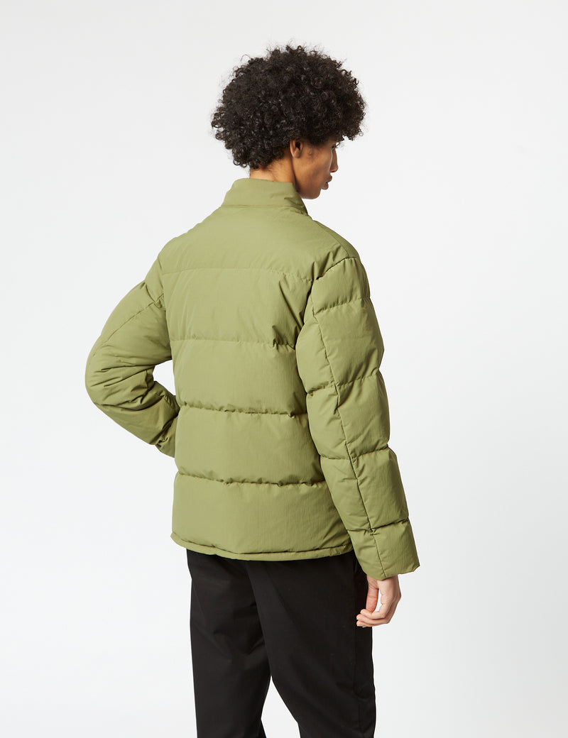 Snow Peak Recycled Down Jacket - Olive Green